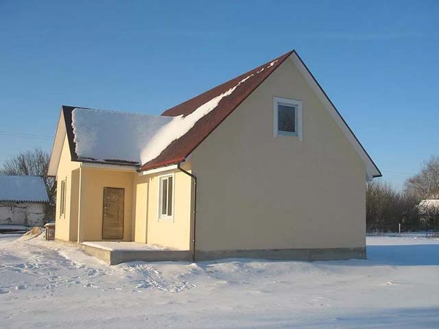 Дом строительство. Строительство дома из СИП-панелей зимой